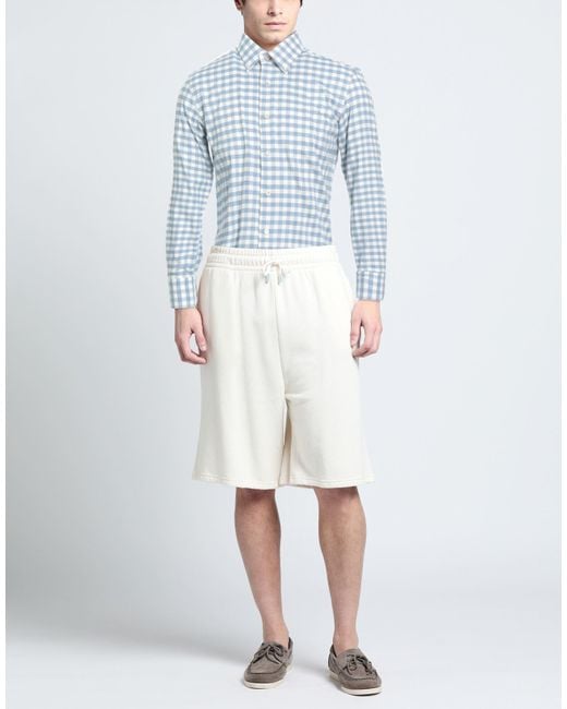 Alessandro Gherardi Blue Sky Shirt Cotton, Cashmere for men