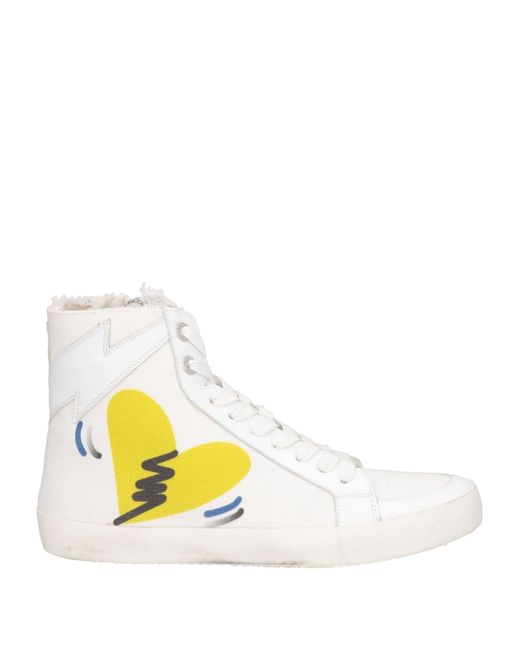 Zadig & Voltaire Yellow Sneakers