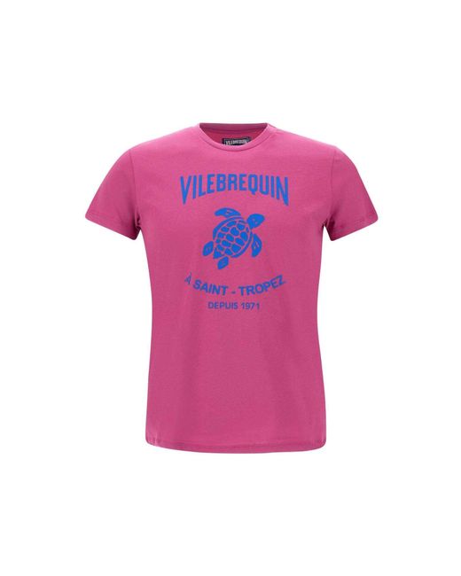 Vilebrequin T-shirts in Pink für Herren