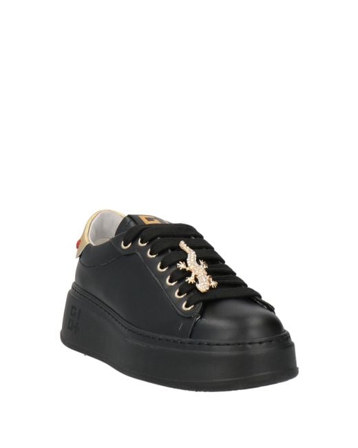GIO+ Black Sneakers Leather