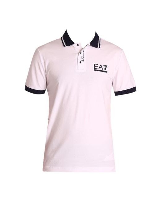 EA7 Poloshirt in Pink für Herren