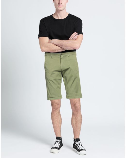 40weft Green Shorts & Bermuda Shorts for men