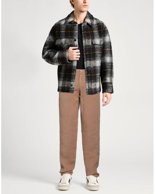 Boglioli Natural Camel Pants Linen for men