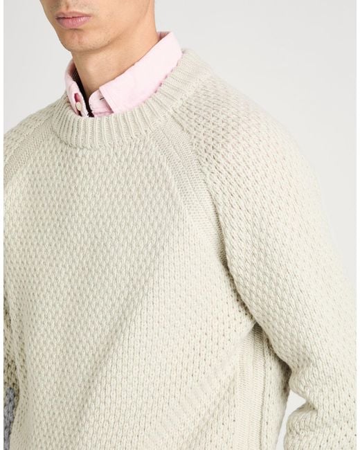 Boss White Sweater Wool, Polyamide for men