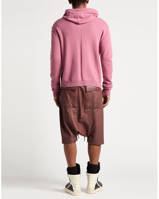 Rick Owens Pink Cardigan Cashmere, Wool for men