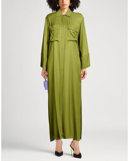 Iceberg Green Maxi Dress Viscose