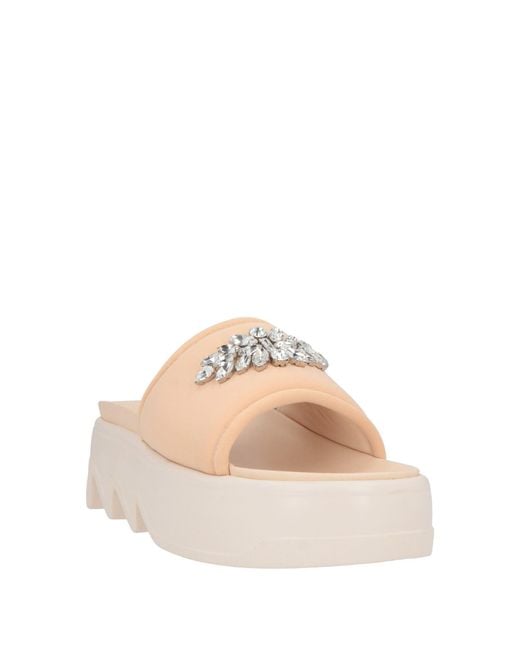 Le Silla Natural Sandals Textile Fibers