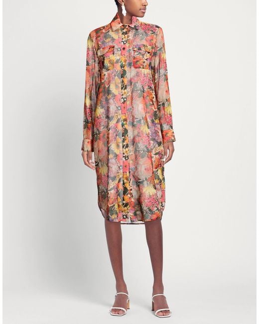Nora Barth Natural Midi Dresses