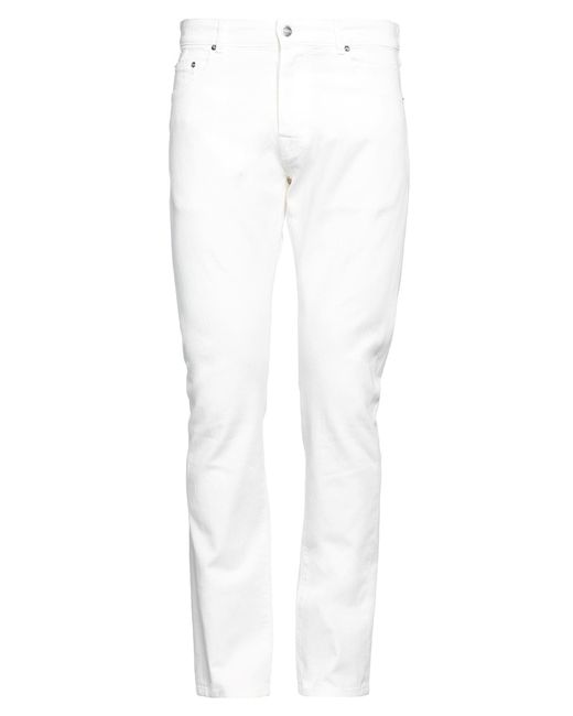 Care Label White Jeans for men