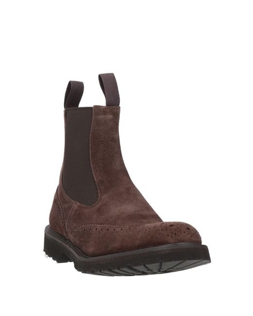 Tricker's Brown Ankle Boots Leather