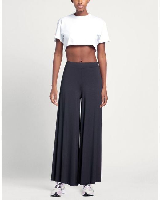 Kaos Blue Day By Day Pants Viscose, Elastane
