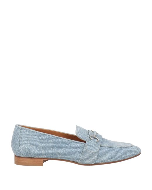 Voltan Blue Loafers Leather