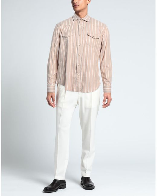 Camisa Eleventy de hombre de color Pink