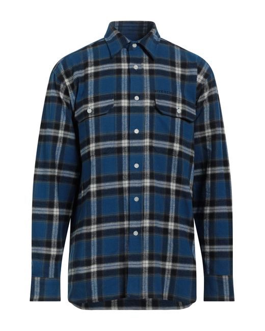 Givenchy Blue Shirt Cotton for men