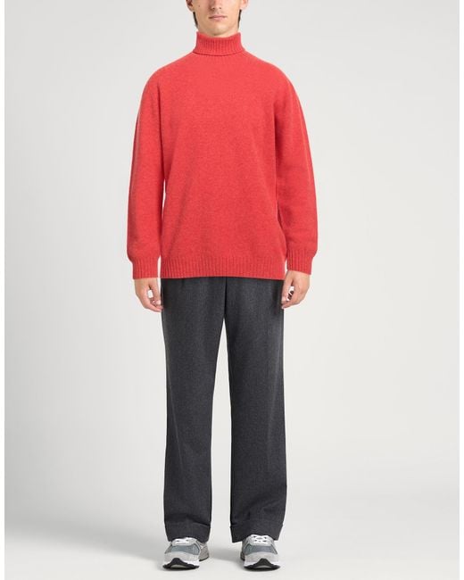 Altea Red Turtleneck for men