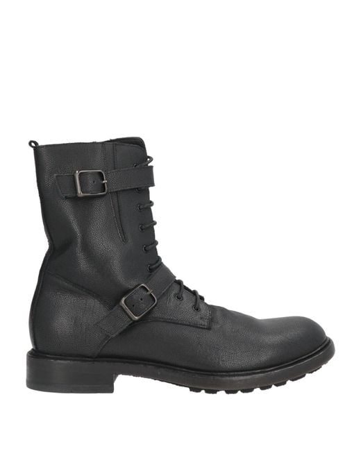 Pantanetti Black Boot Leather for men