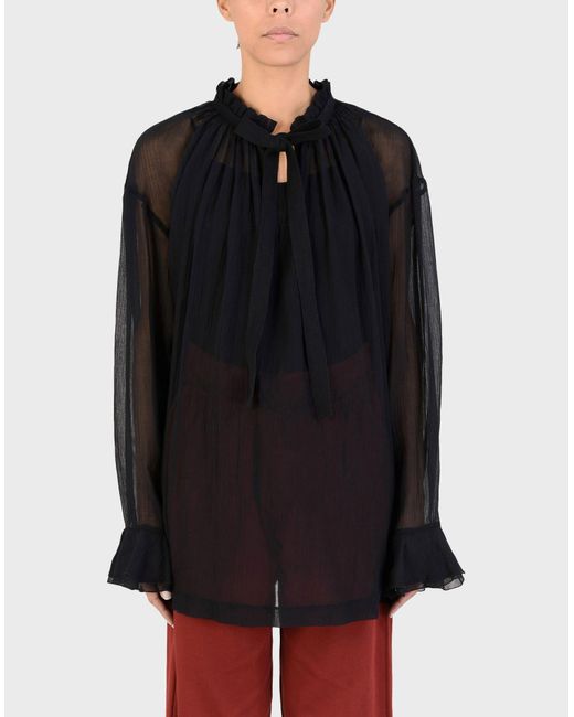 See By ChloÃ© Chiffon Short Dress in Black - Lyst