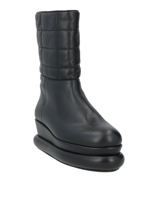 Paloma Barceló Black Clarisse Ankle Boots Leather