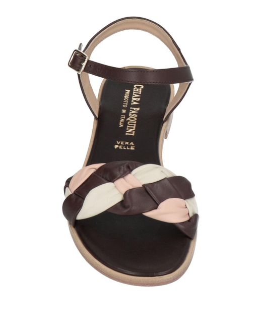 Chiara Pasquini Brown Sandals