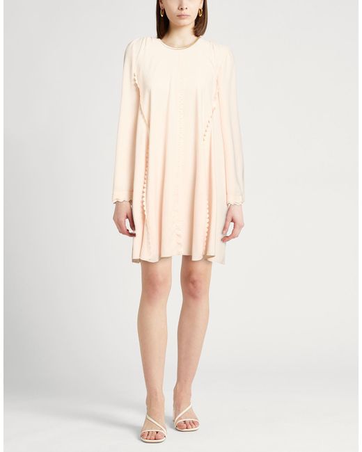 Forte_forte Natural Mini Dress Polyester