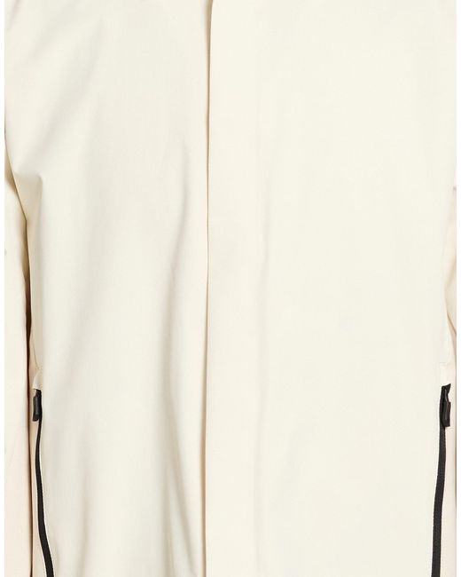 Boss Natural Ivory Jacket Polyester, Elastane for men