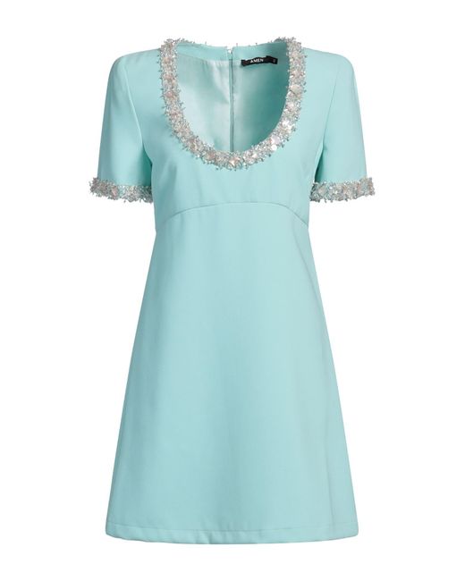 Amen Blue Mini-Kleid