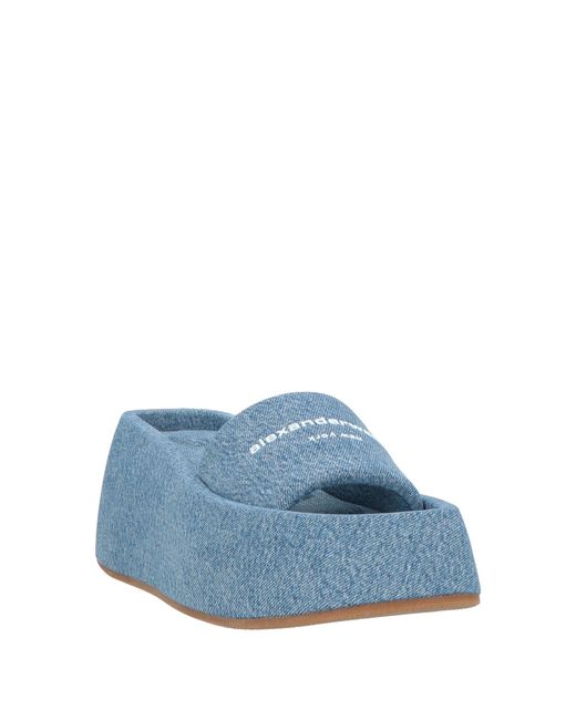Alexander Wang Blue Sandals