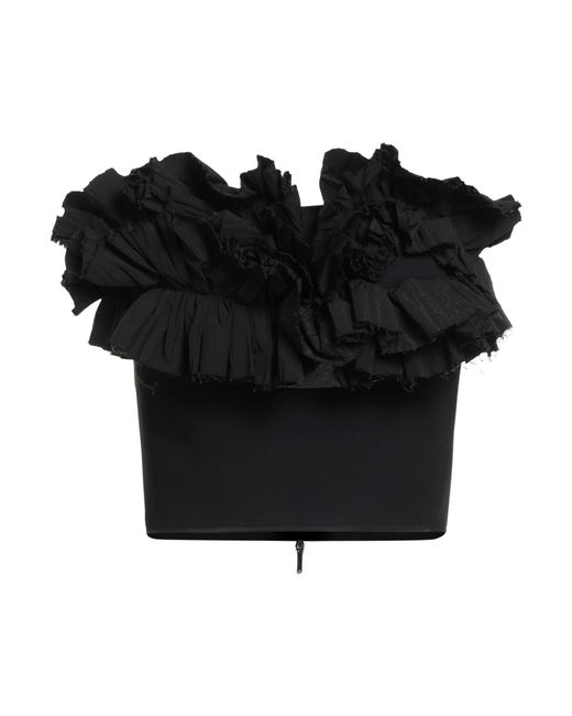 Maticevski Black Top Polyester, Cotton