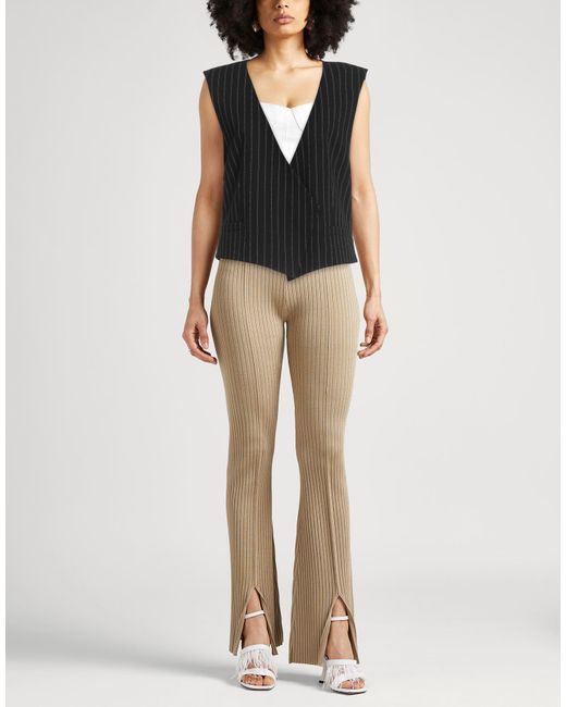 AMI Black Tailored Vest Virgin Wool