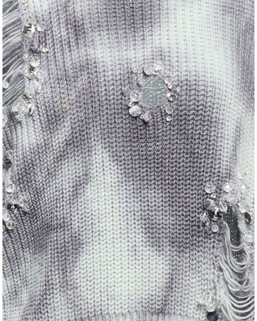 DES_PHEMMES Gray Sweater Wool, Polyamide