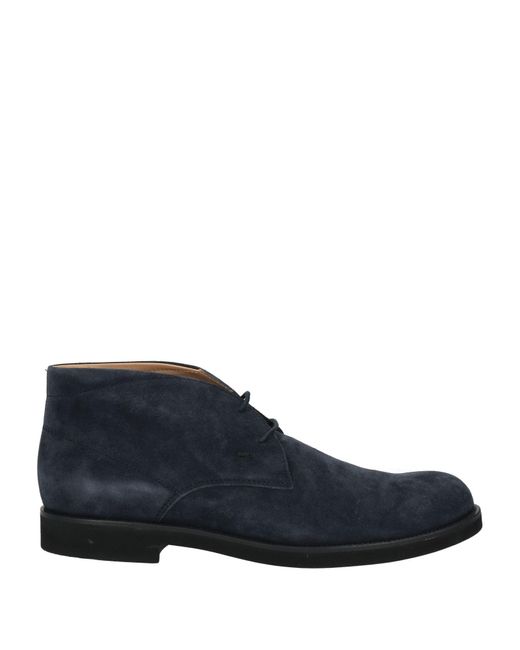 Tod's Blue Ankle Boots for men