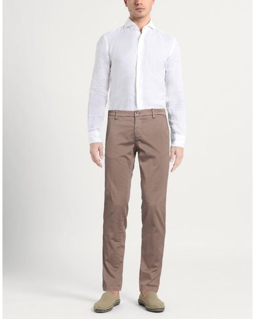 Mason's Gray Pants Cotton, Polyester, Elastane for men