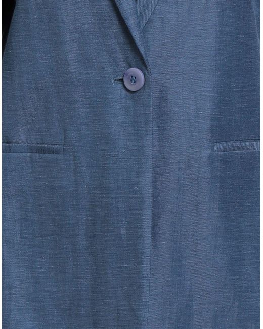 HUGO Blue Slate Blazer Linen, Cupro