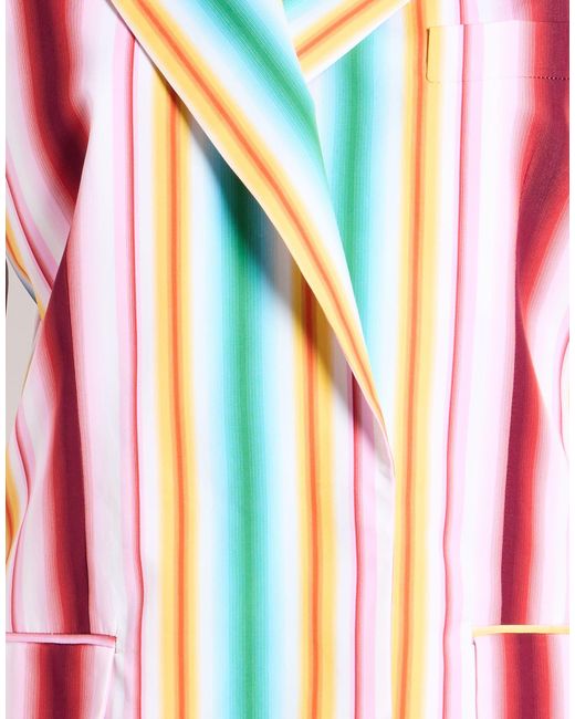 MSGM Red Pastel Blazer Cotton
