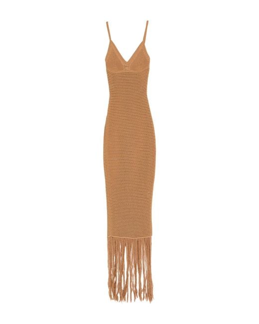 Elisabetta Franchi White Maxi Dresses