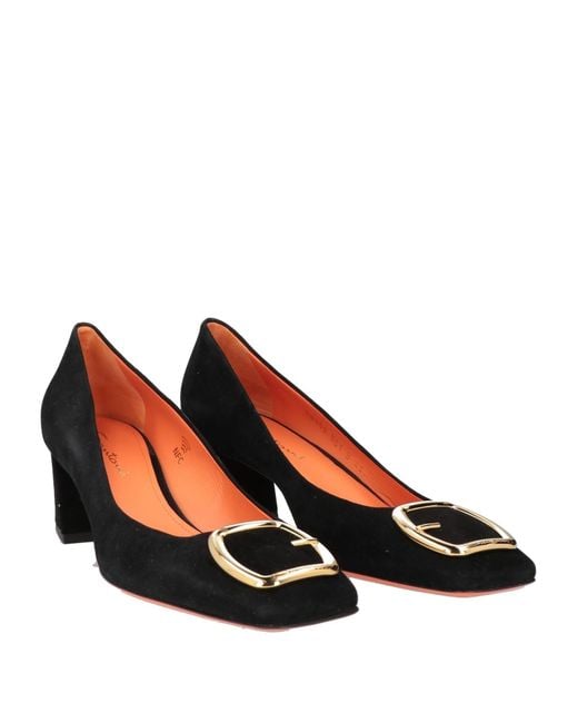 Santoni Black Pumps