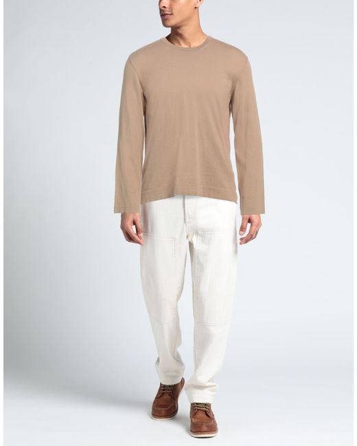 Piacenza Cashmere Natural Sweater Cotton for men