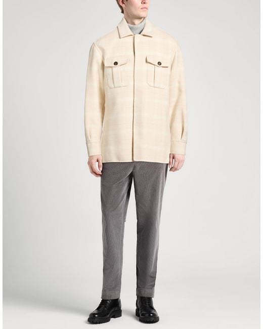 Eleventy Natural Platinum Jacket Wool for men