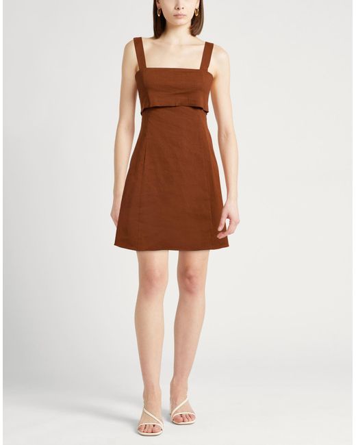 Theory Brown Mini Dress