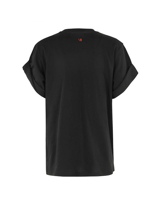T-shirt Victoria Beckham en coloris Black