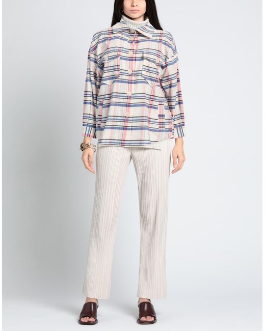 ViCOLO Gray Azure Shirt Cotton, Polyester