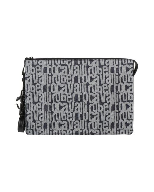 Roberto Cavalli Gray Handbag for men