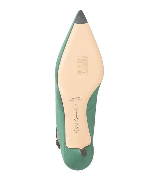 Giorgio Armani Green Pumps