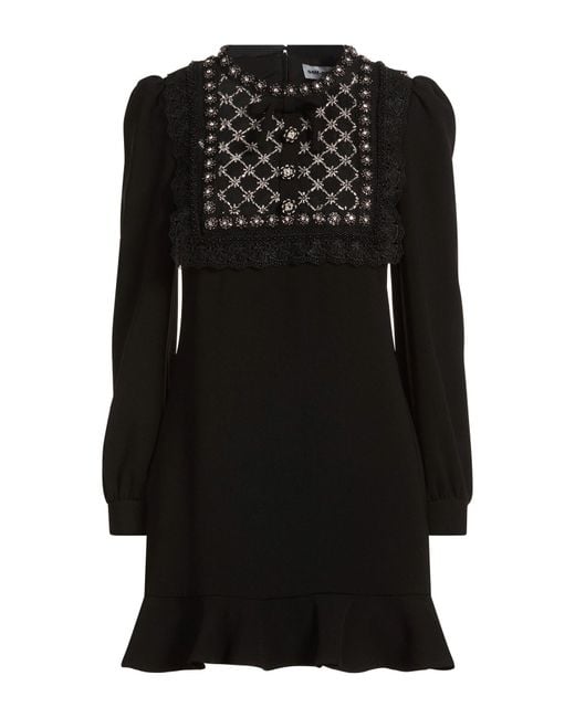 Self-Portrait Black Mini Dress