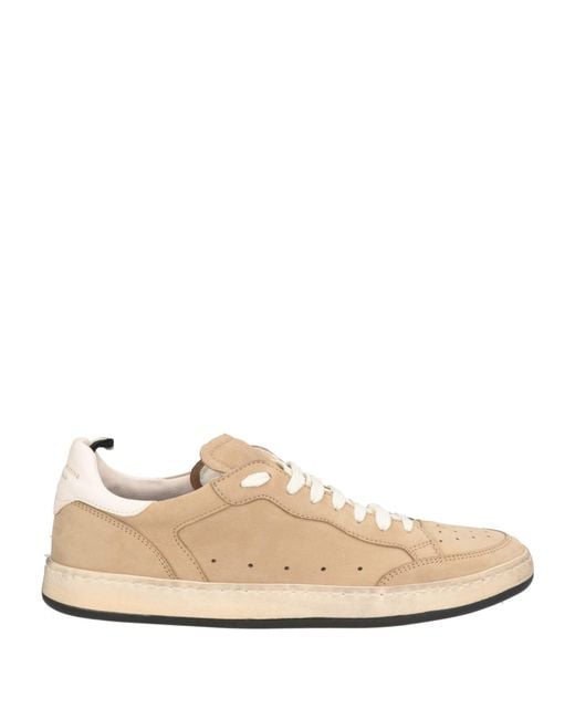 Officine Creative Natural Sneakers Leather for men