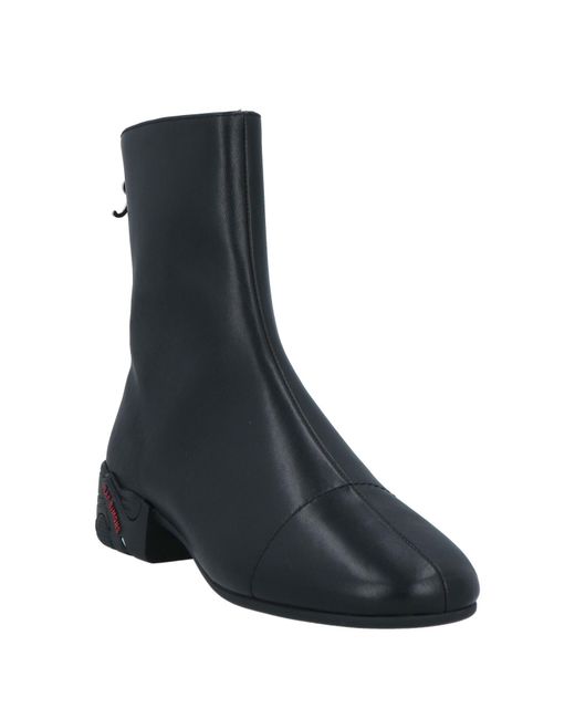 Raf Simons Black Ankle Boots for men