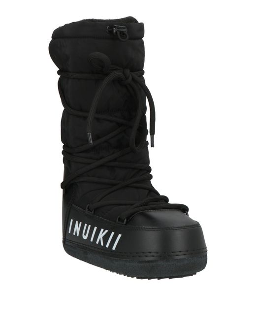 Inuikii Black Boot Textile Fibers, Synthetic Fibers