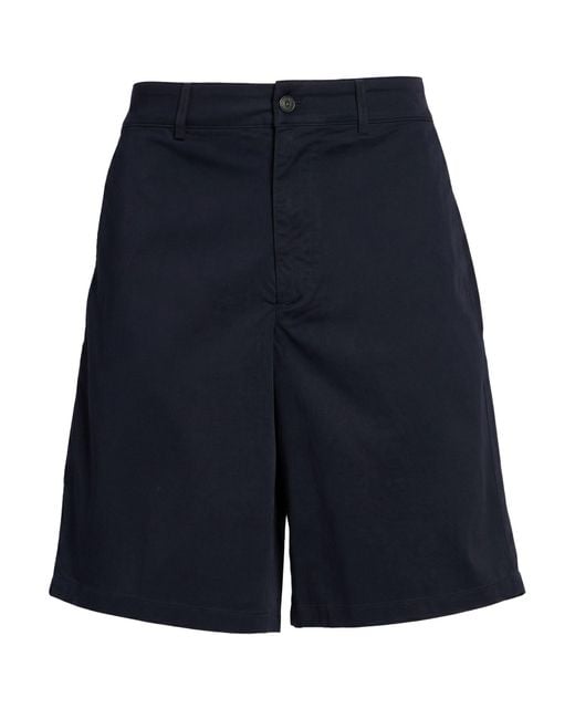 Department 5 Blue Midnight Shorts & Bermuda Shorts Cotton, Elastane for men