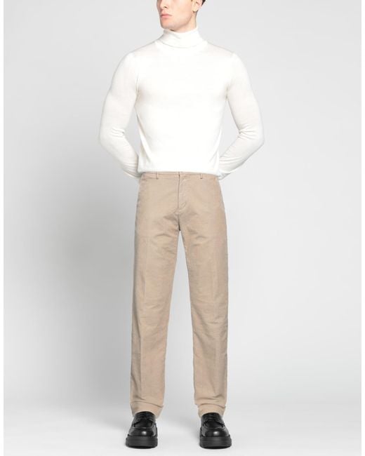 Mp Massimo Piombo Natural Trouser for men