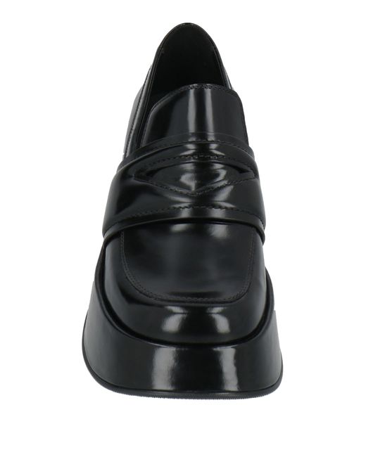 Vic Matié Black Loafers Leather